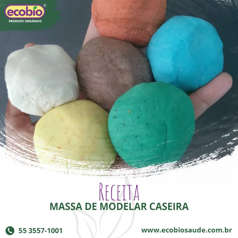 Receita: Massa de modelar caseira