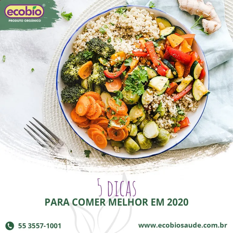 5 dicas para comer melhor em 2020