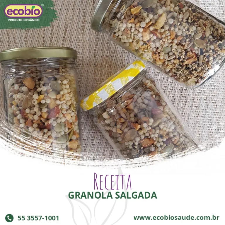 Receita: Granola salgada
