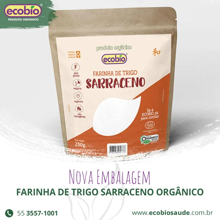Farinha de Trigo Sarraceno Orgânico
