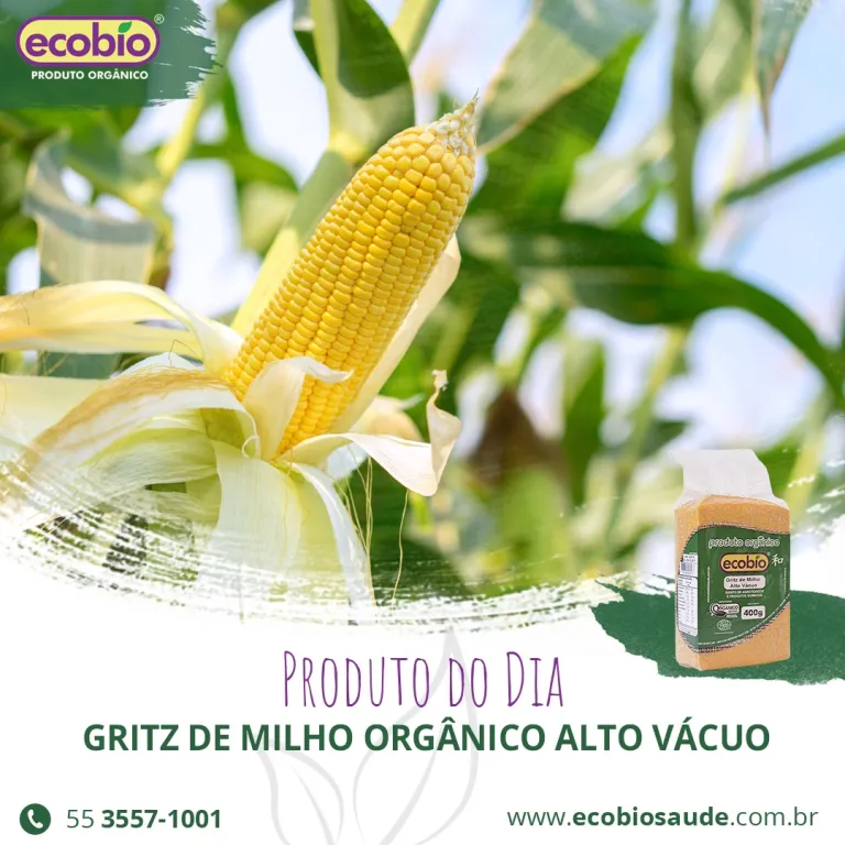 Gritz de Milho Orgânico
