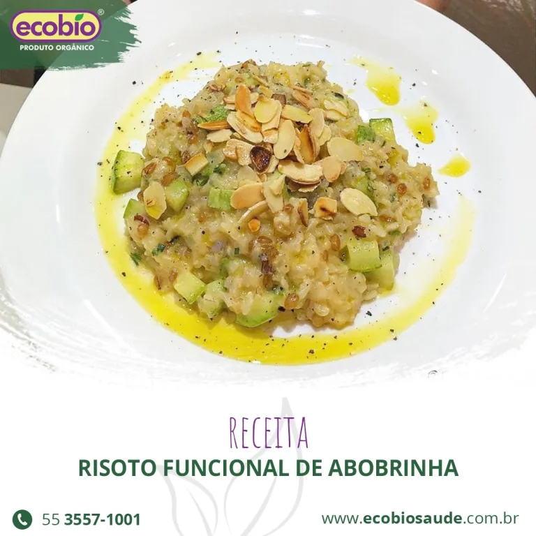 Receita: risoto funcional de abobrinha e manteiga de coco