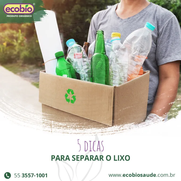 5 dicas para separar o lixo