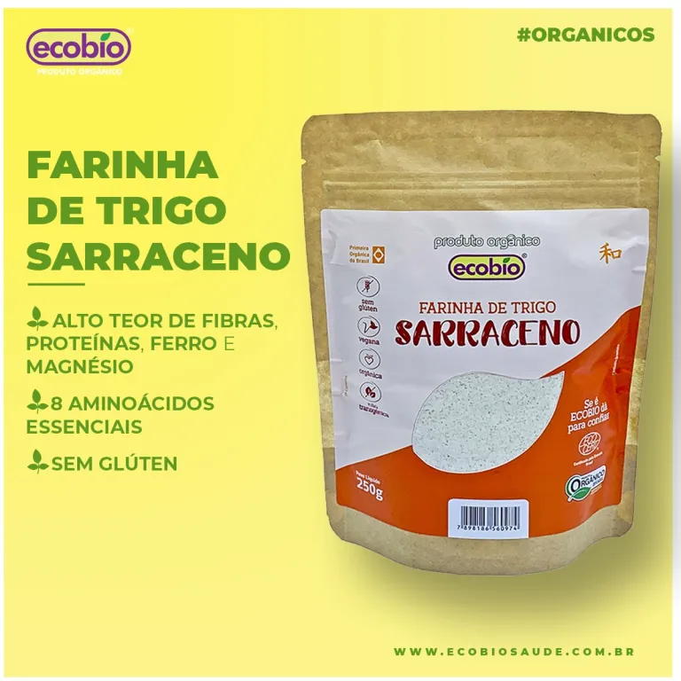 Farinha de Trigo Sarraceno Orgânico