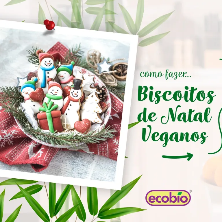 Biscoitos de Natal Veganos