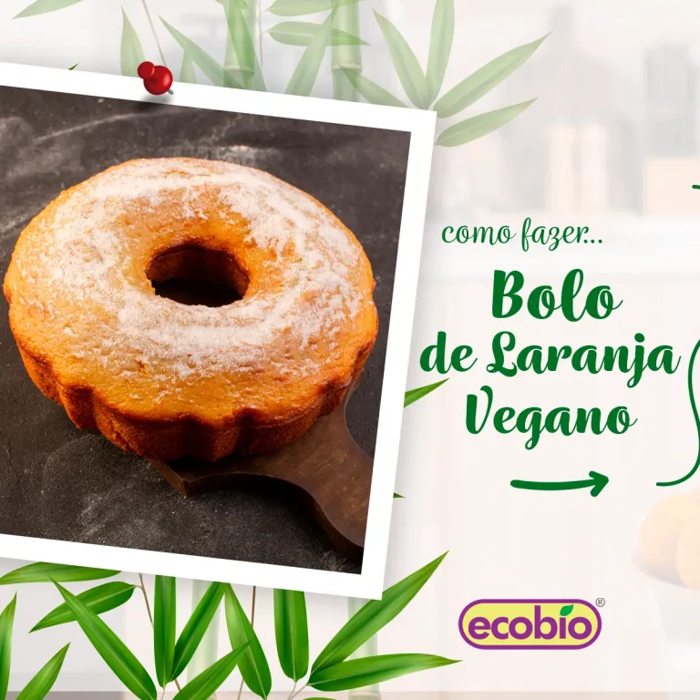 Bolo de Laranja Vegano