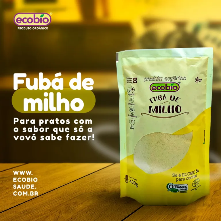 Fubá orgânico Ecobio