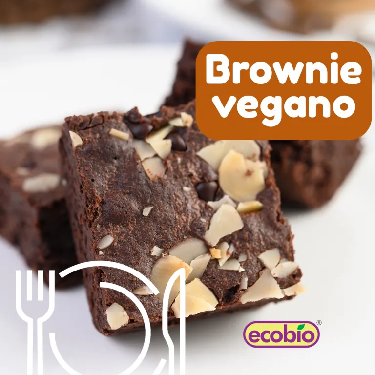 Brownie vegano