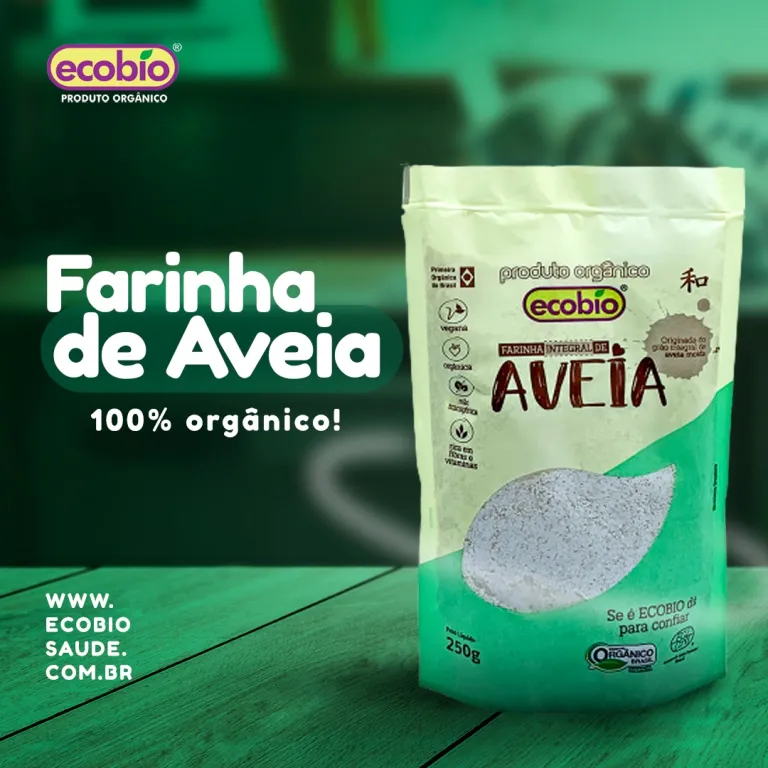 Farinha de Aveia Integral Orgânica