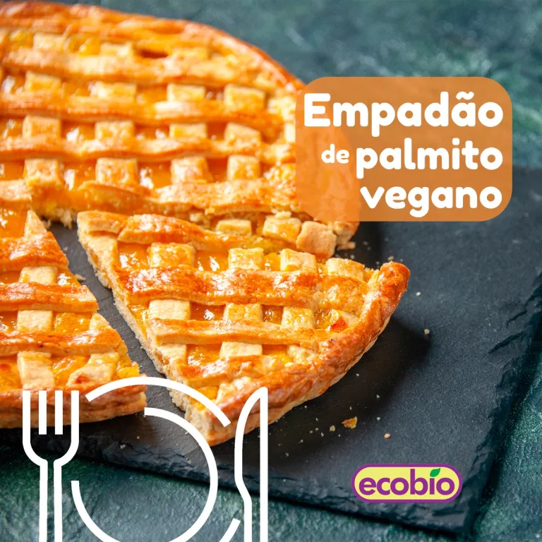 Empadão de palmito vegano