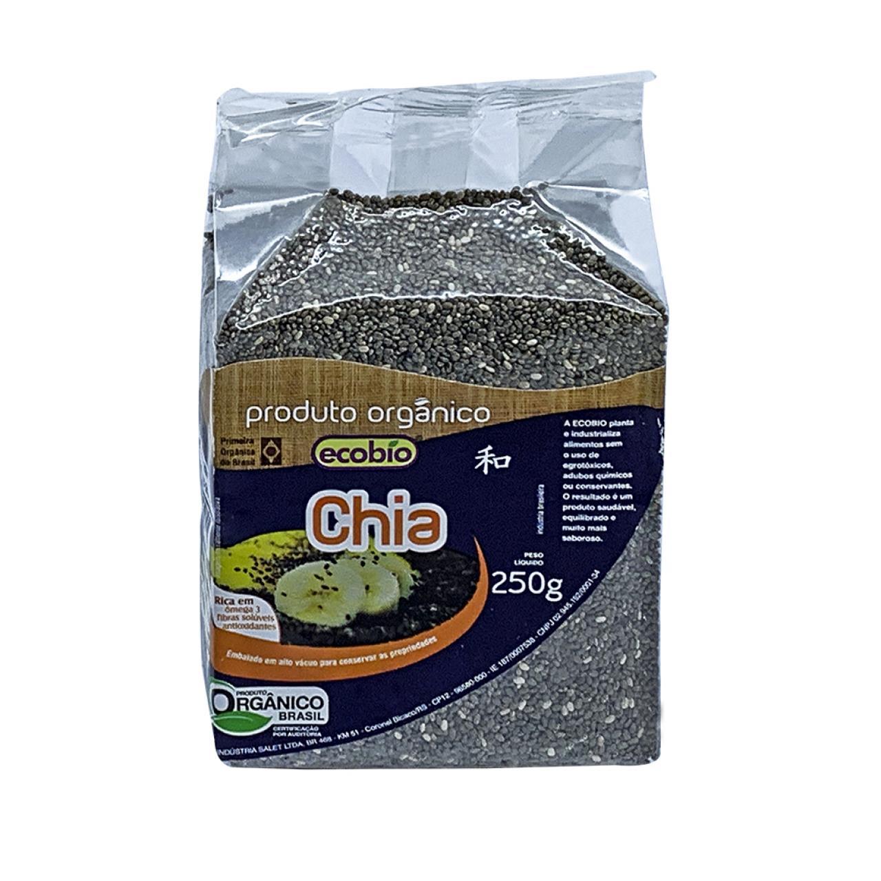 Chia Produto Orgânico - Alto Vácuo