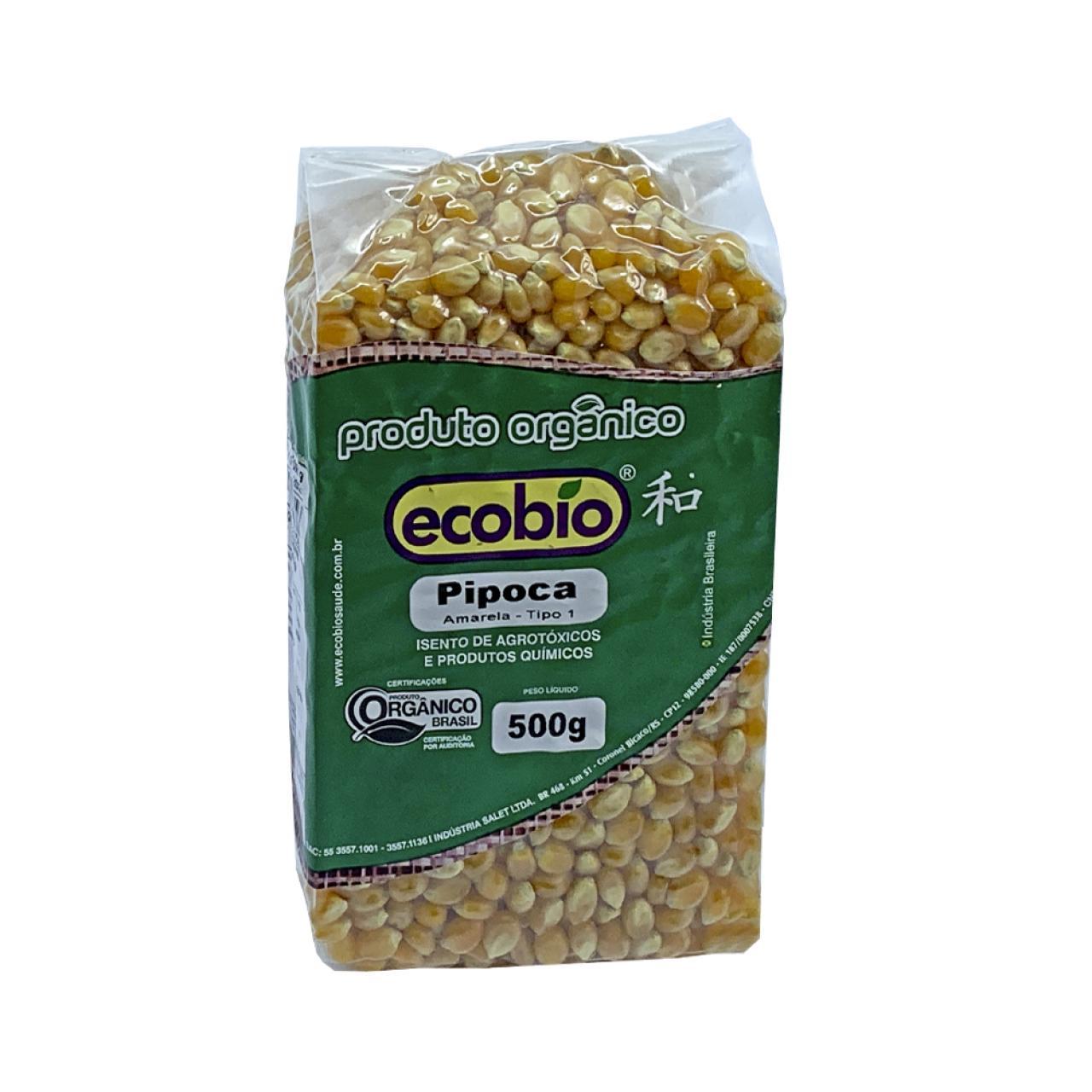 Pipoca Produto Orgânico Alto Vácuo