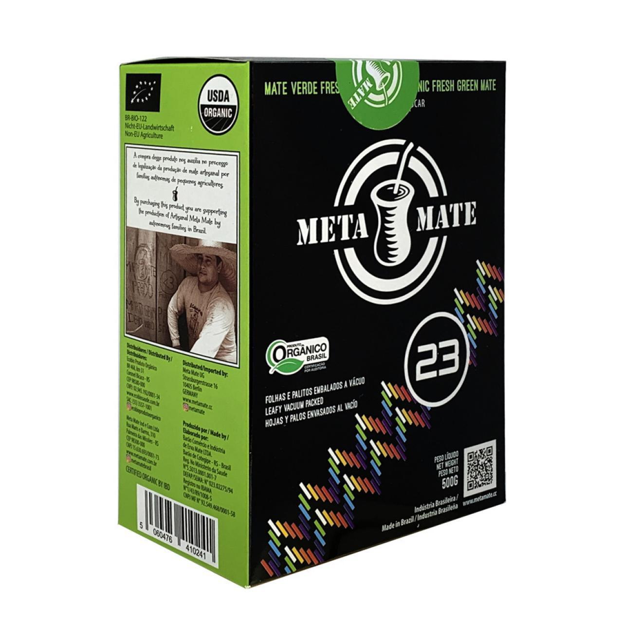Mate Verde Moída Grossa Meta Mate 23 - Unidade 500g