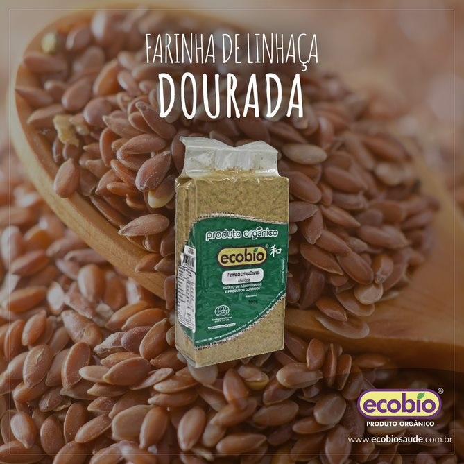 Farinha de Linhaça Dourada Produto Orgânico