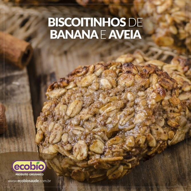 Biscoitinhos de aveia e banana
