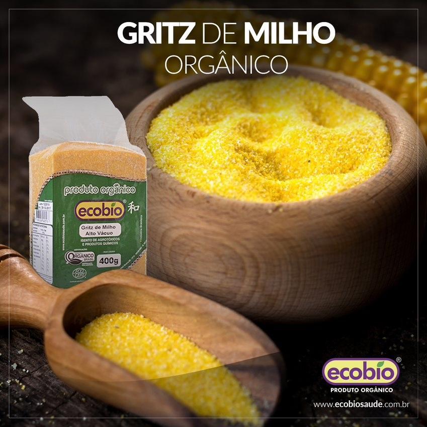 Gritz de Milho Orgânico Alto Vácuo
