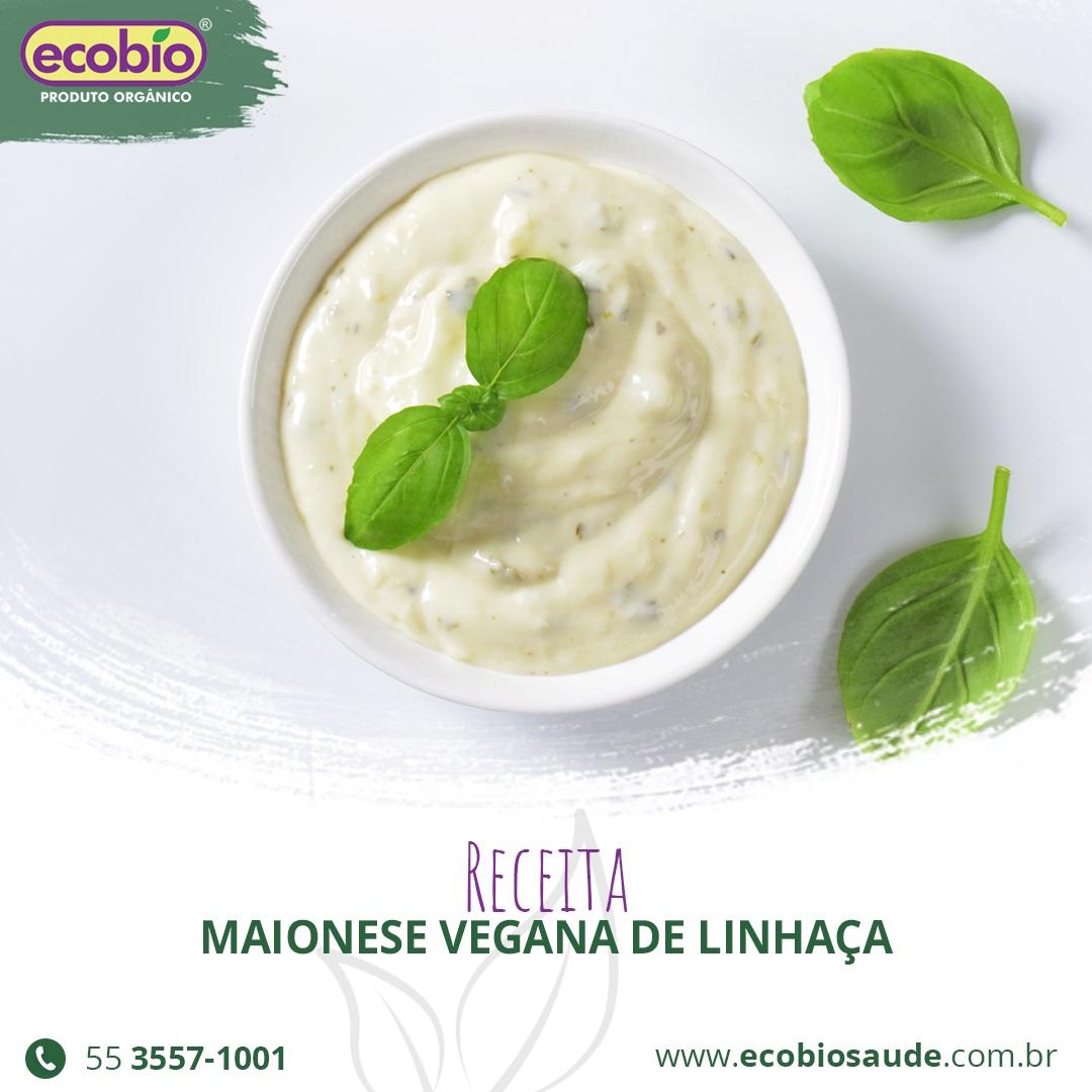 Maionese vegana de Linhaça