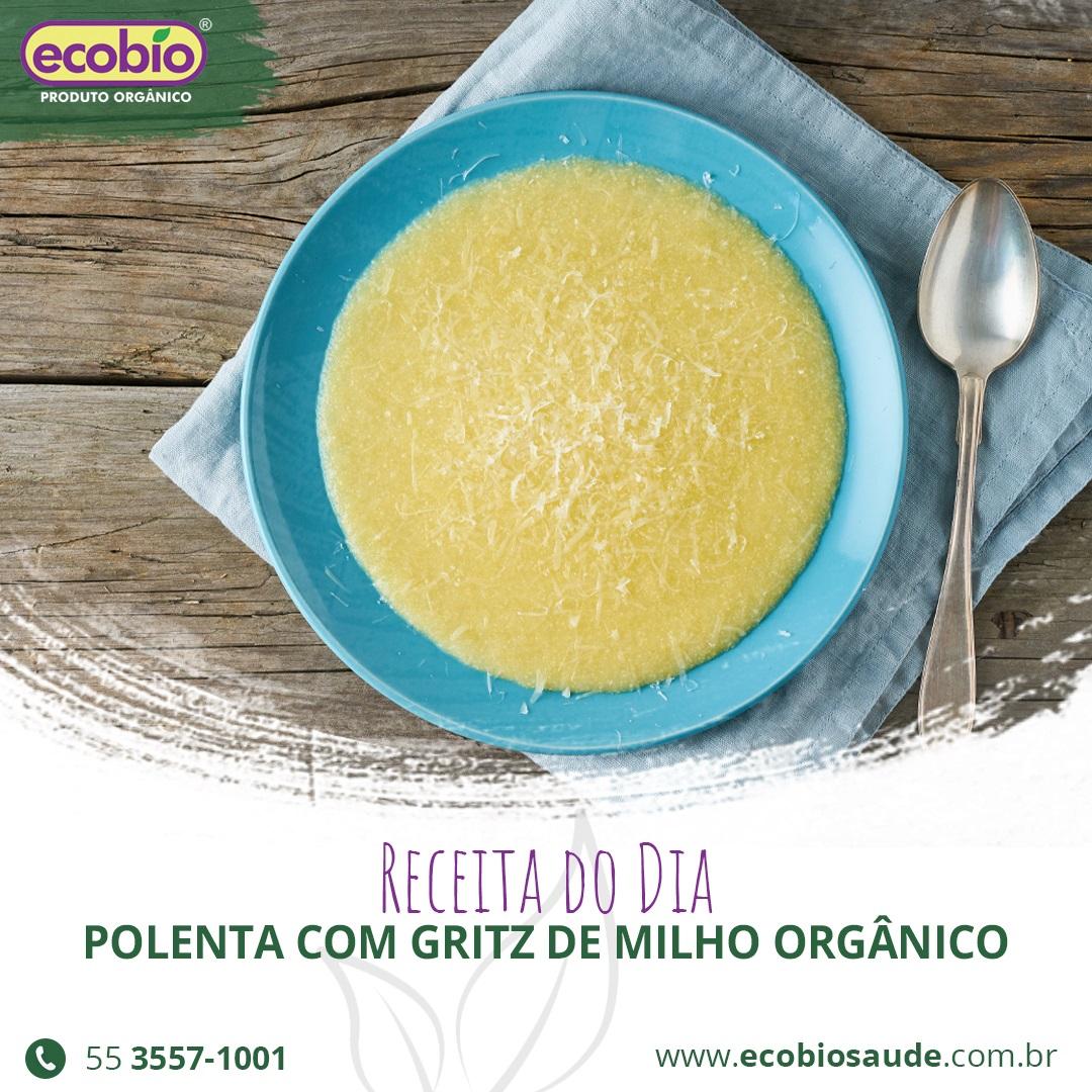 Receita: Polenta com Gritz de Milho Orgânico