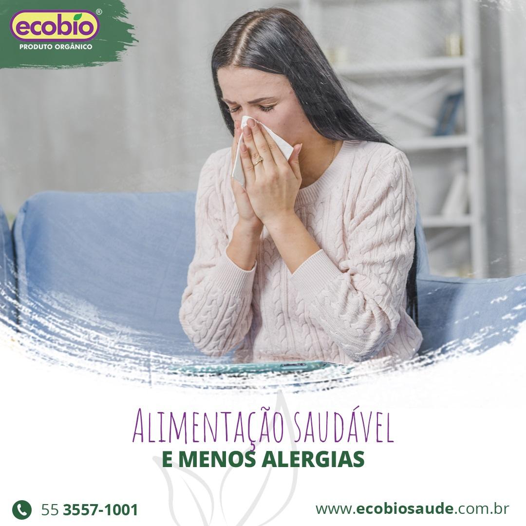 Alimentação saudável e menos alergias