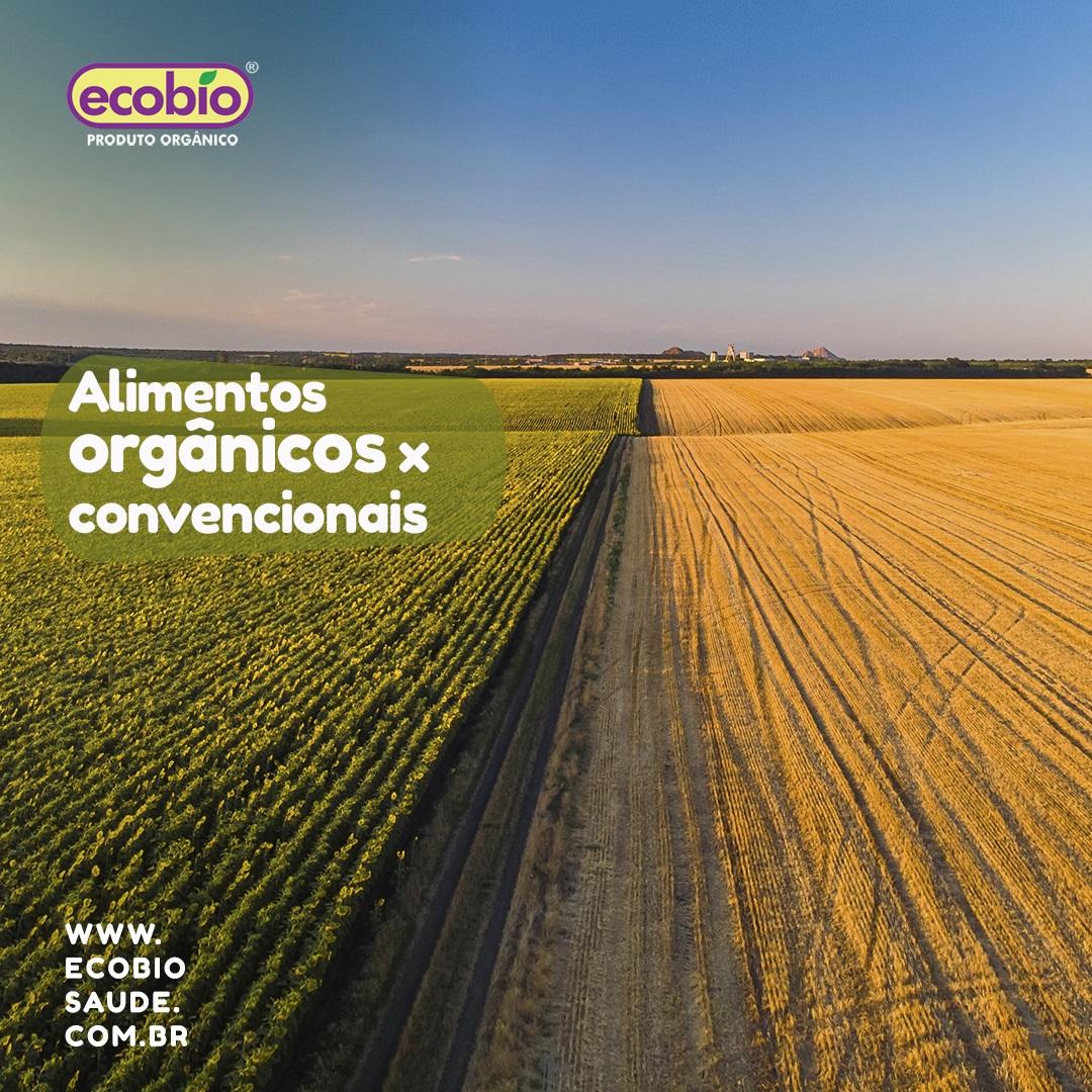 Alimentos orgânicos x convencionais